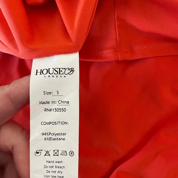 House of CB Ischia Orange cutout goddess maxi dress - Picture 13 of 13